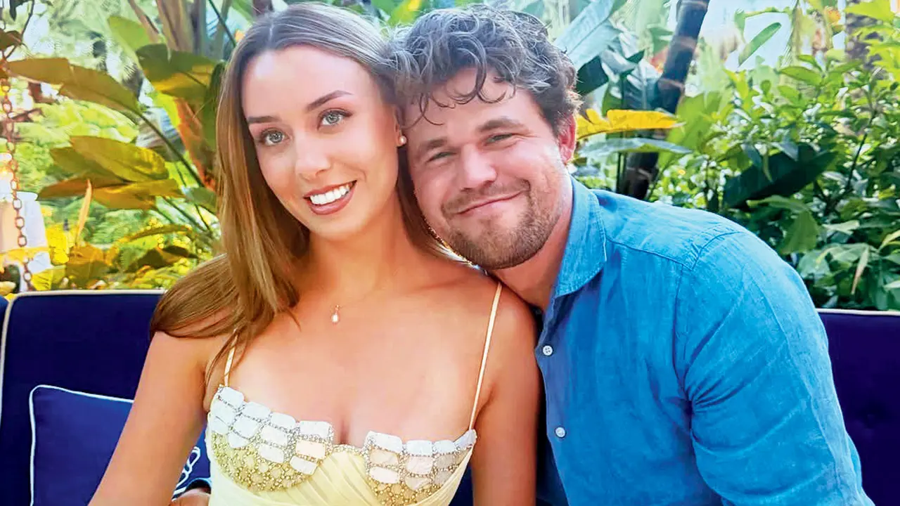 Carlsen’s lunch date with wife Ella Magnus Carlsen with wife Ella. Pic/Magnus’s Instagram