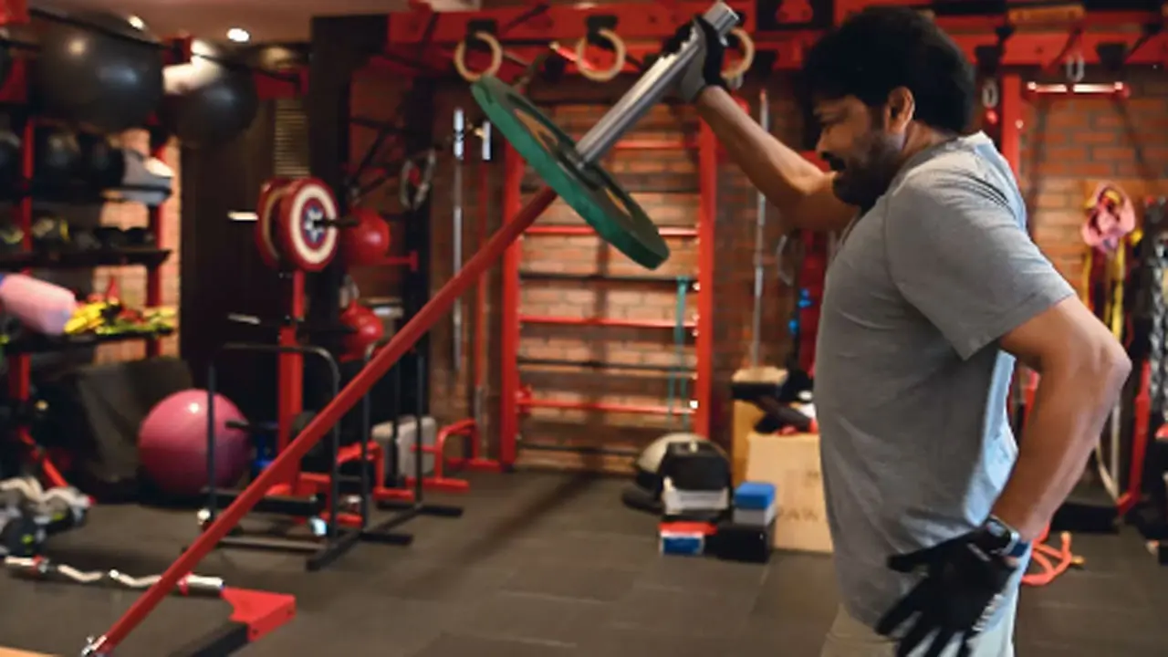 Mega158: Chiranjeevi shares fierce workout video before opening ceremony Pic/X