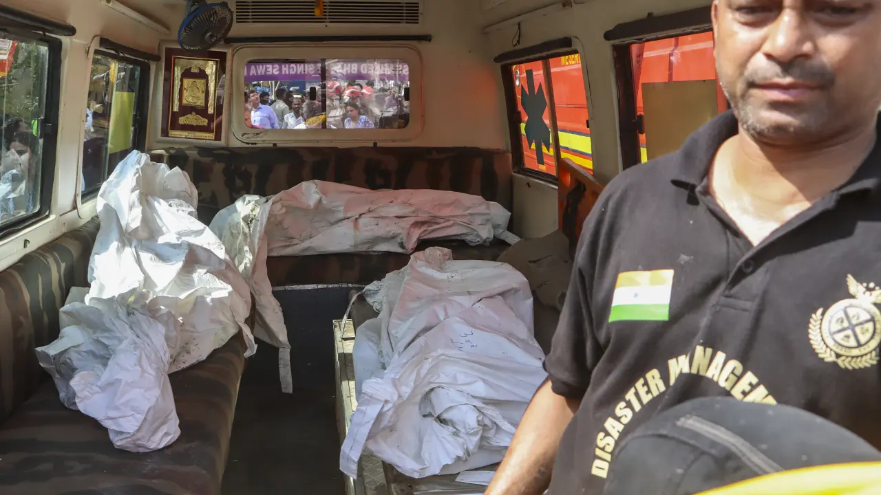 The Delhi Fire Service (DFS) said nine charred bodies were recovered from different floors. "One body was recovered from the first floor, five from the second floor and three from the staircase which was found locked," the DFS officer said. The Delhi Fire Service (DFS) said nine charred bodies were recovered from different floors. "One body was recovered from the first floor, five from the second floor and three from the staircase which was found locked," the DFS officer said.