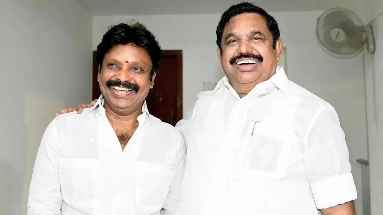 Rift deepens in AIADMK as fourth rebel MLA resigns from Tamil Nadu Assembly Esakki Subaya (left) with AIADMK chief K Palaniswami. PIC/X/@esakkisubaya