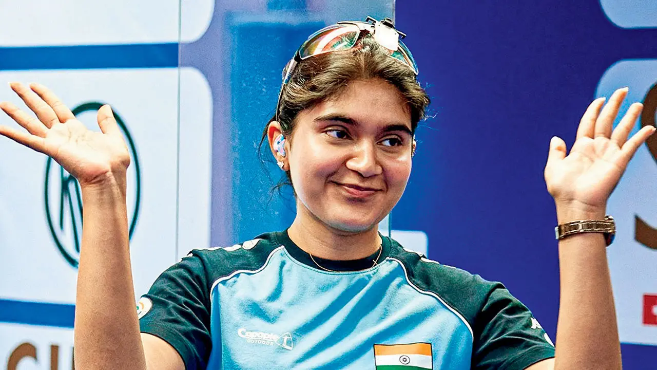 Esha Singh. Pic/ISSF