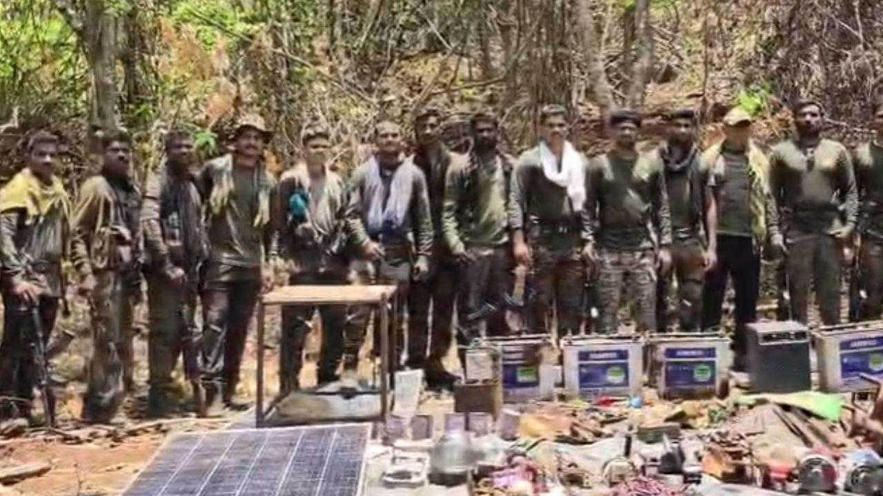 According to police, the recovered items included one INSAS rifle, two single-shot rifles, two 12-bore rifles, 18 live cartridges, 25 kg of explosive material, two Claymore mines, 110 detonators, cortex wire, bomb-making material, seven BGL launchers, three tube launchers, and iron rods According to police, the recovered items included one INSAS rifle, two single-shot rifles, two 12-bore rifles, 18 live cartridges, 25 kg of explosive material, two Claymore mines, 110 detonators, cortex wire, bomb-making material, seven BGL launchers, three tube launchers, and iron rods
