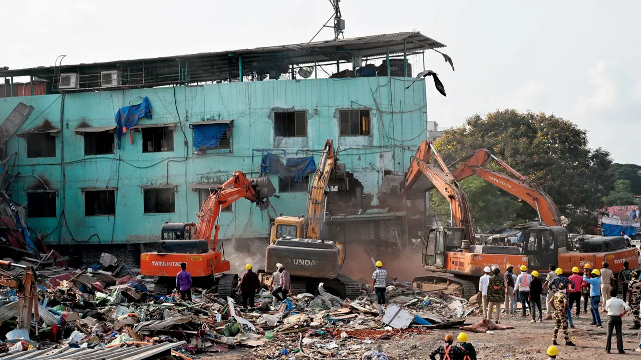 mid-day Opinion: Garib Nagar clean-up after demolition must be quick Representation pic