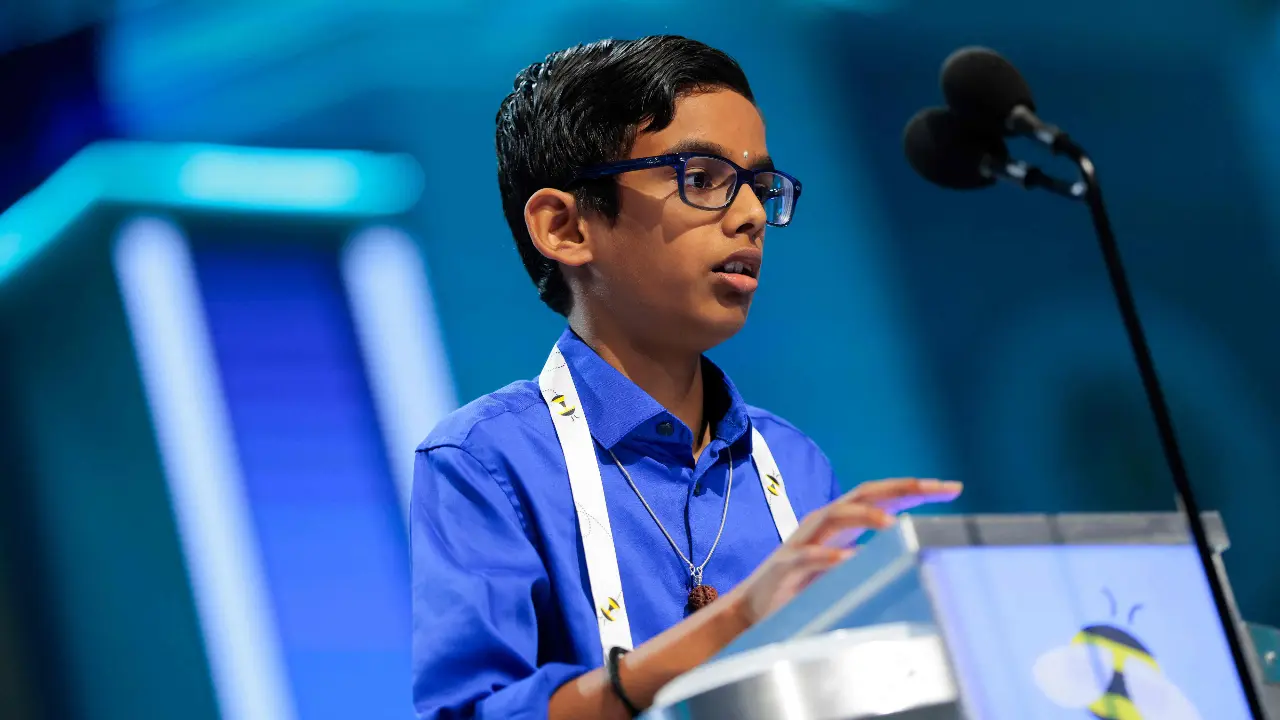 Competition of words&nbsp;Shrey and Ishaan (in picture) each had 90 seconds to correctly spell as many words as they could, served from the same list.
Judges determined that Shrey spelt 32 words correctly during the spell-off, as against Ishaan's 25 words