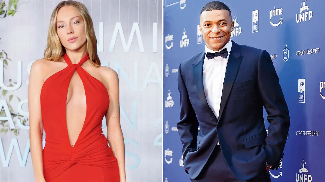 Ester Exposito. Pic/Ester’s Instagram; (right) Kylian Mbappe. Pic/kylian’s Instagram