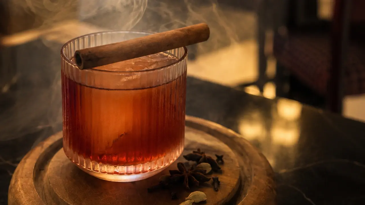 Smoked Masala Chai NegroniChannel your love for masala chai into a cocktail, says Irfan Laxmidhar, director of Food & Beverage, at ICONIQA Hotel. The city-based property near the airport serves a delicious Smoked Masala Chai Negroni at Kadak. It is a refined Indian reinterpretation of the timeless Negroni infused with masala chai. He explains, “Masala chai is deeply rooted in Indian culture and nostalgia. With the Smoked Masala Chai Negroni, we wanted to reinterpret a globally celebrated cocktail through an Indian lens. The warm spice notes of chai complement the bitter orange complexity of the Negroni, while the subtle smokiness adds depth and elegance to the overall experience.” Smoked Masala Chai NegroniChannel your love for masala chai into a cocktail, says Irfan Laxmidhar, director of Food & Beverage, at ICONIQA Hotel. The city-based property near the airport serves a delicious Smoked Masala Chai Negroni at Kadak. It is a refined Indian reinterpretation of the timeless Negroni infused with masala chai. He explains, “Masala chai is deeply rooted in Indian culture and nostalgia. With the Smoked Masala Chai Negroni, we wanted to reinterpret a globally celebrated cocktail through an Indian lens. The warm spice notes of chai complement the bitter orange complexity of the Negroni, while the subtle smokiness adds depth and elegance to the overall experience.”