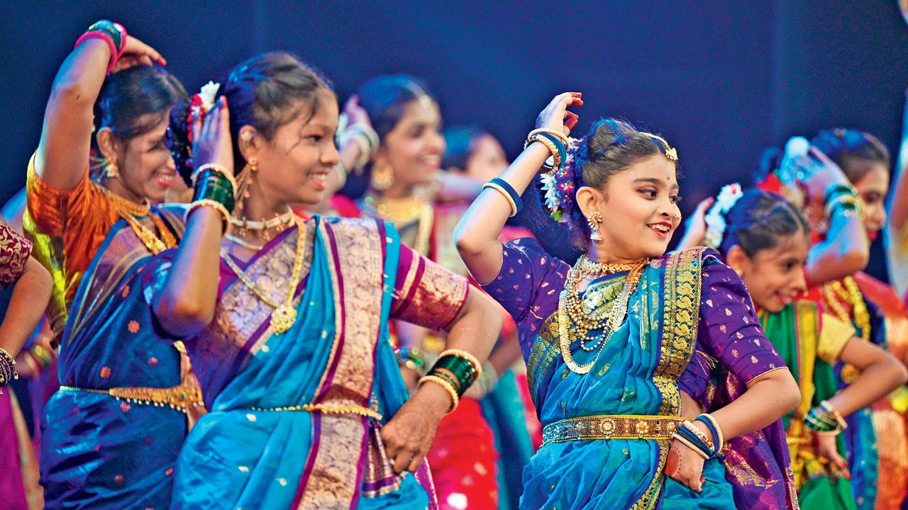 Dancers aged nine to 72 share the stage, reflecting both young talent and lifelong devotion to Lavani Dancers aged nine to 72 share the stage, reflecting both young talent and lifelong devotion to Lavani