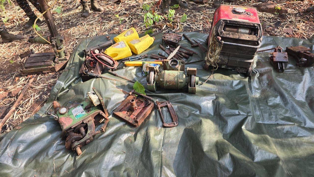 The operation was carried out based on confidential information received from surrendered Maoists during interrogation under Operation ‘Antim Prahar’ The operation was carried out based on confidential information received from surrendered Maoists during interrogation under Operation ‘Antim Prahar’