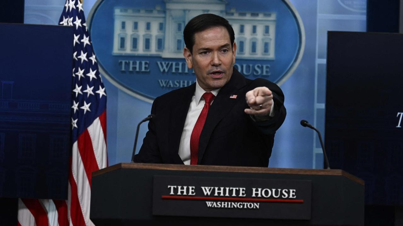 "President Trump stepped up and answered the calls for their help," said Rubio, claiming that "Project Freedom" is the first step to reopening the strait and bringing Iran's "last-ditch act of economic arson to a close". "President Trump stepped up and answered the calls for their help," said Rubio, claiming that "Project Freedom" is the first step to reopening the strait and bringing Iran's "last-ditch act of economic arson to a close".