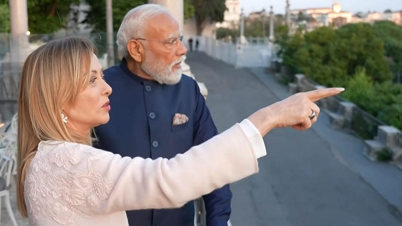 "Upon landing in Rome, had the opportunity to meet Prime Minister Meloni over dinner, followed by a visit to the iconic Colosseum. We exchanged perspectives on a wide range of subjects," PM Modi said in a social media post.