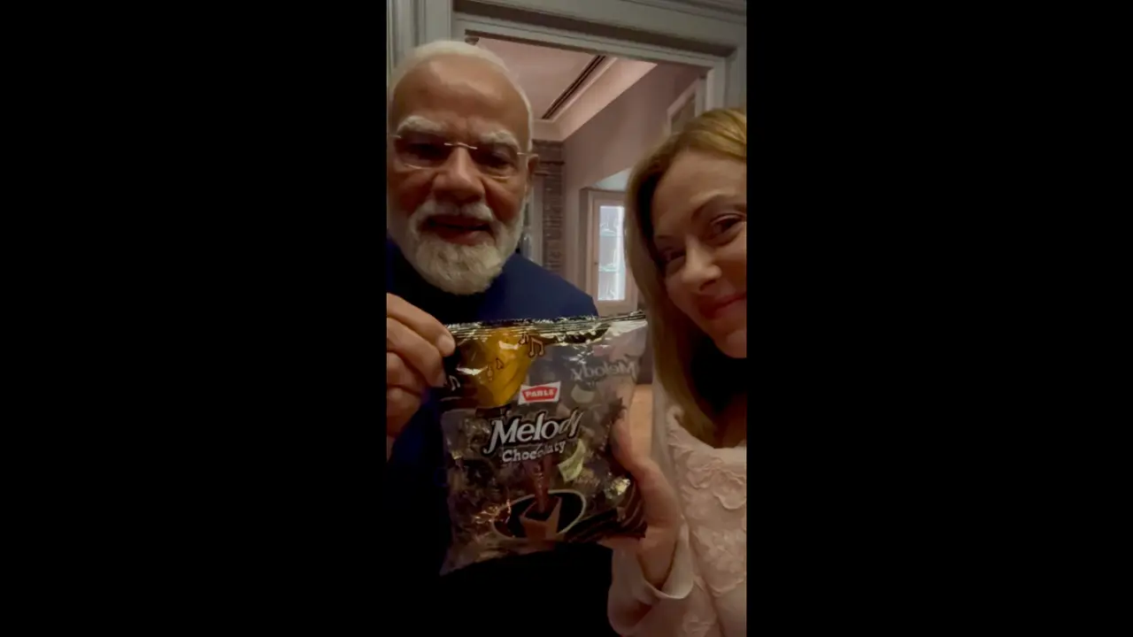 PM Modi gifts ‘Melody’ to Giorgia Meloni, revives viral ‘Melodi’ trend Screengrab