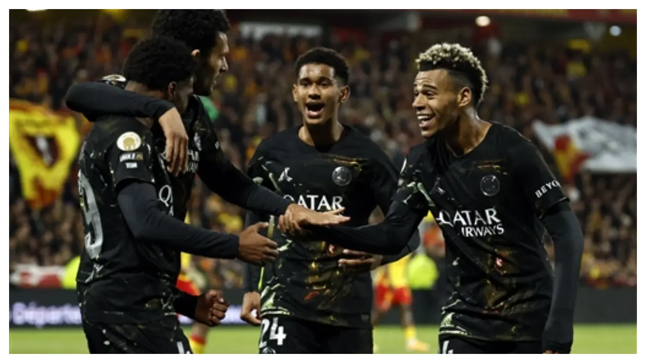 PSG team celebrating a goal (Pic: AFP)