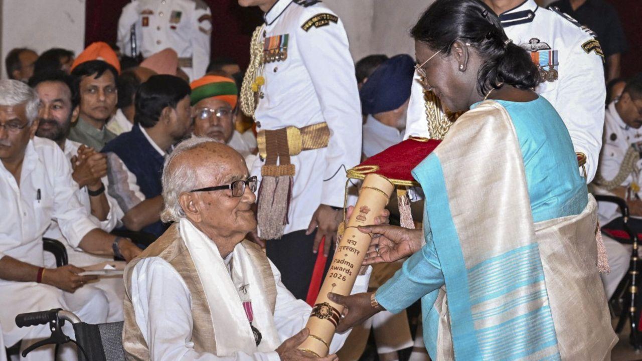 Sattriya dance exponent from Assam, Haricharan Saikia, receives the Padma Sattriya dance exponent from Assam, Haricharan Saikia, receives the Padma