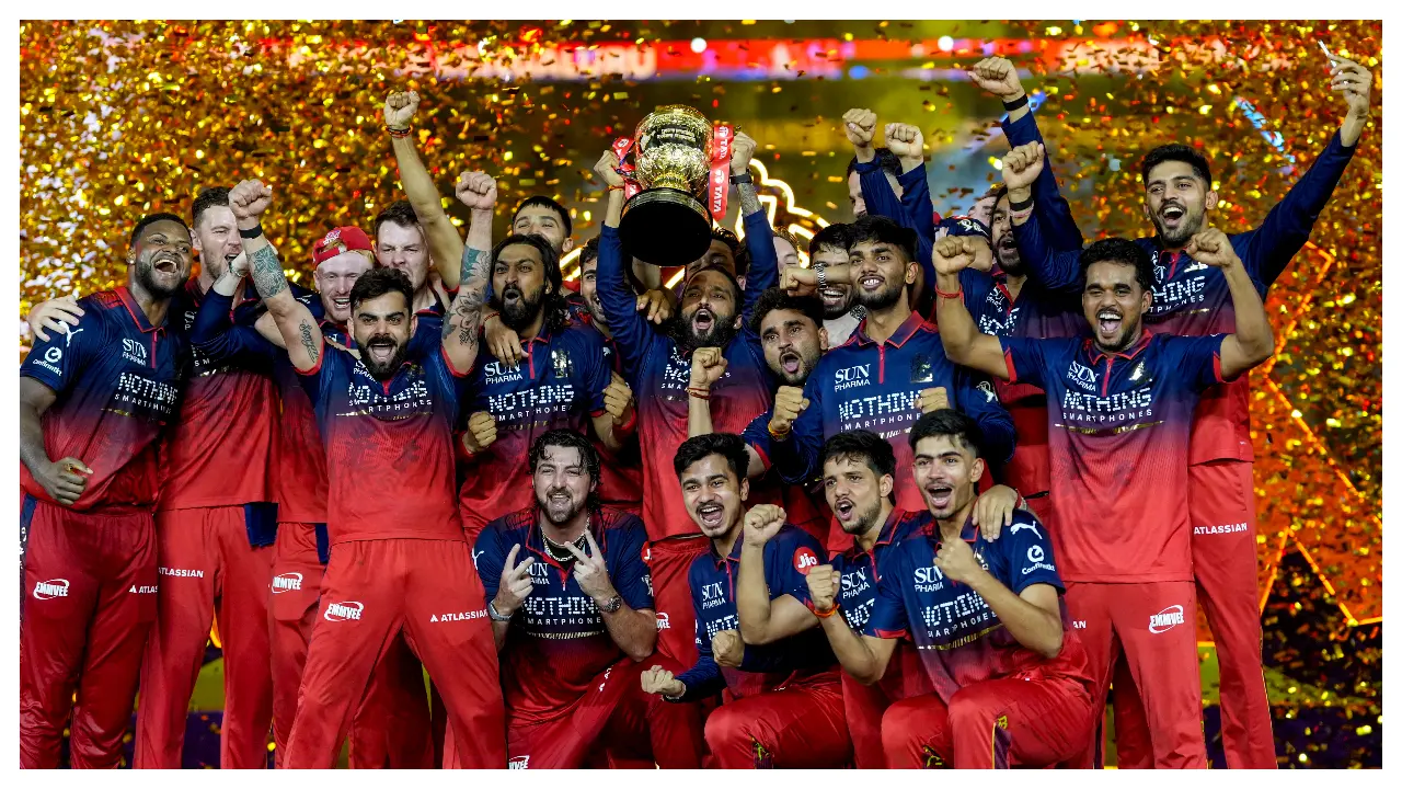 "This one is for you again, RCB fans. Ee Sala nu Cup Namdu" Rajat Patidar dedicated this win to the RCB fans. (Pic: PTI)