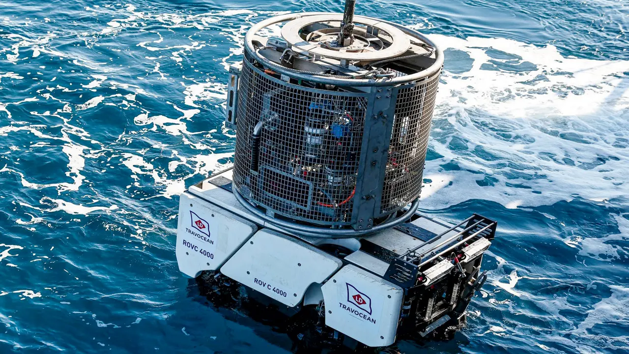 The remotely operated vehicle. PIC COURTESY/Thibaud MORITZ