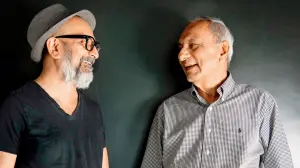 Nuru Karim: ‘Sen Kapadia encouraged us to express silence’ Nuru Karim (left) and Sen Kapadia. Pic Courtesy/Architect & Interiors Baji Rao Pawar