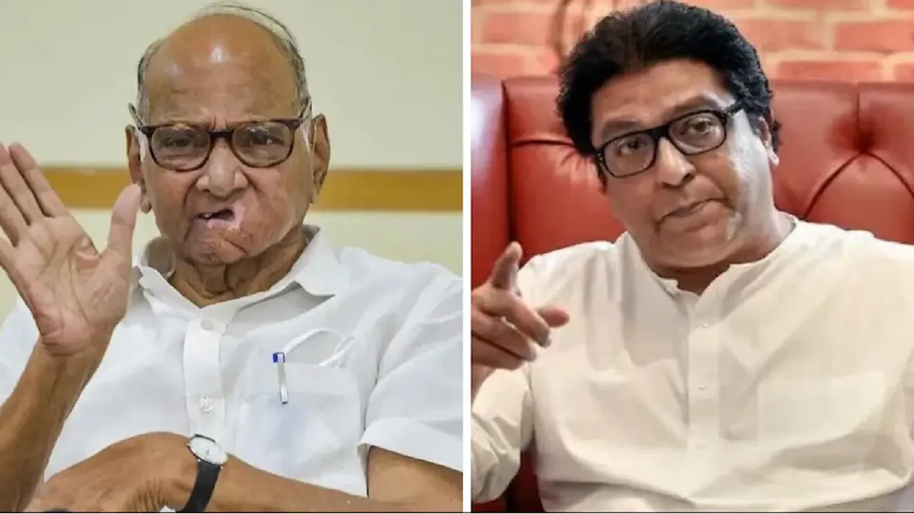 Pawar and Raj Thackeray question PM Modi’s appeal to cut fuel use and spending Sharad Pawar (L) and Raj Thackeray (R)