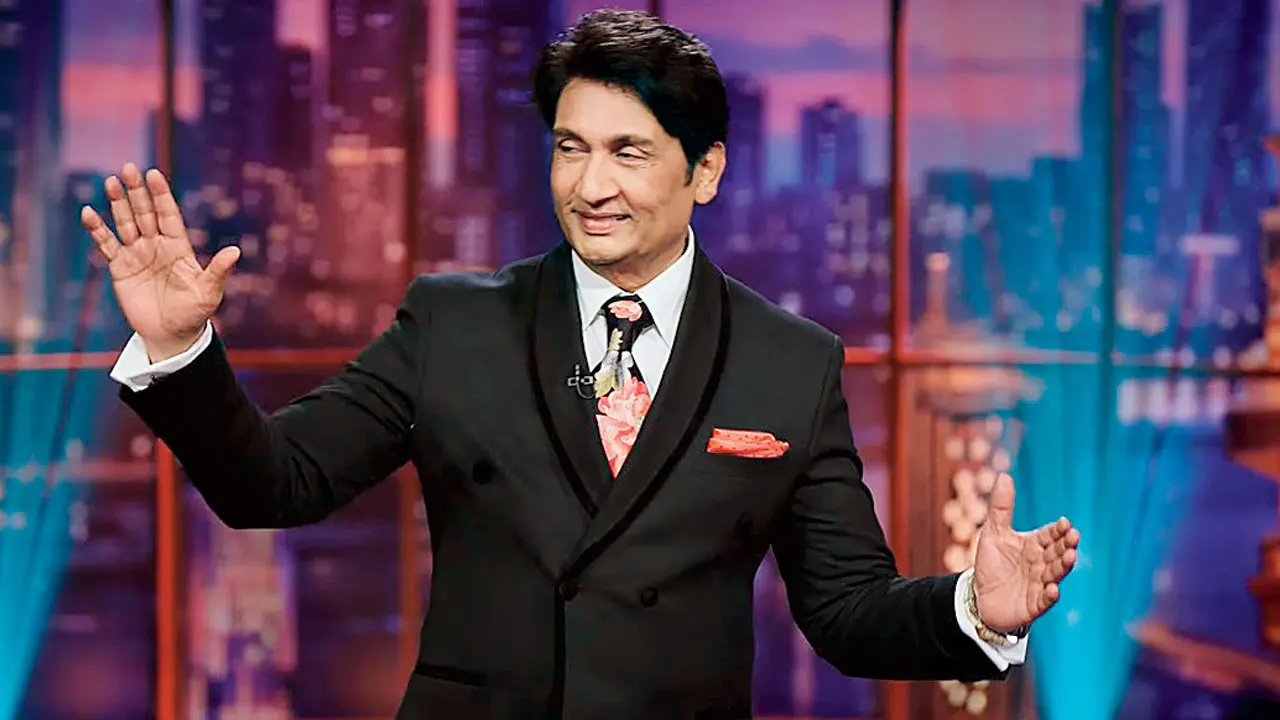 Shekhar Suman on the show. Pic/Youtube
