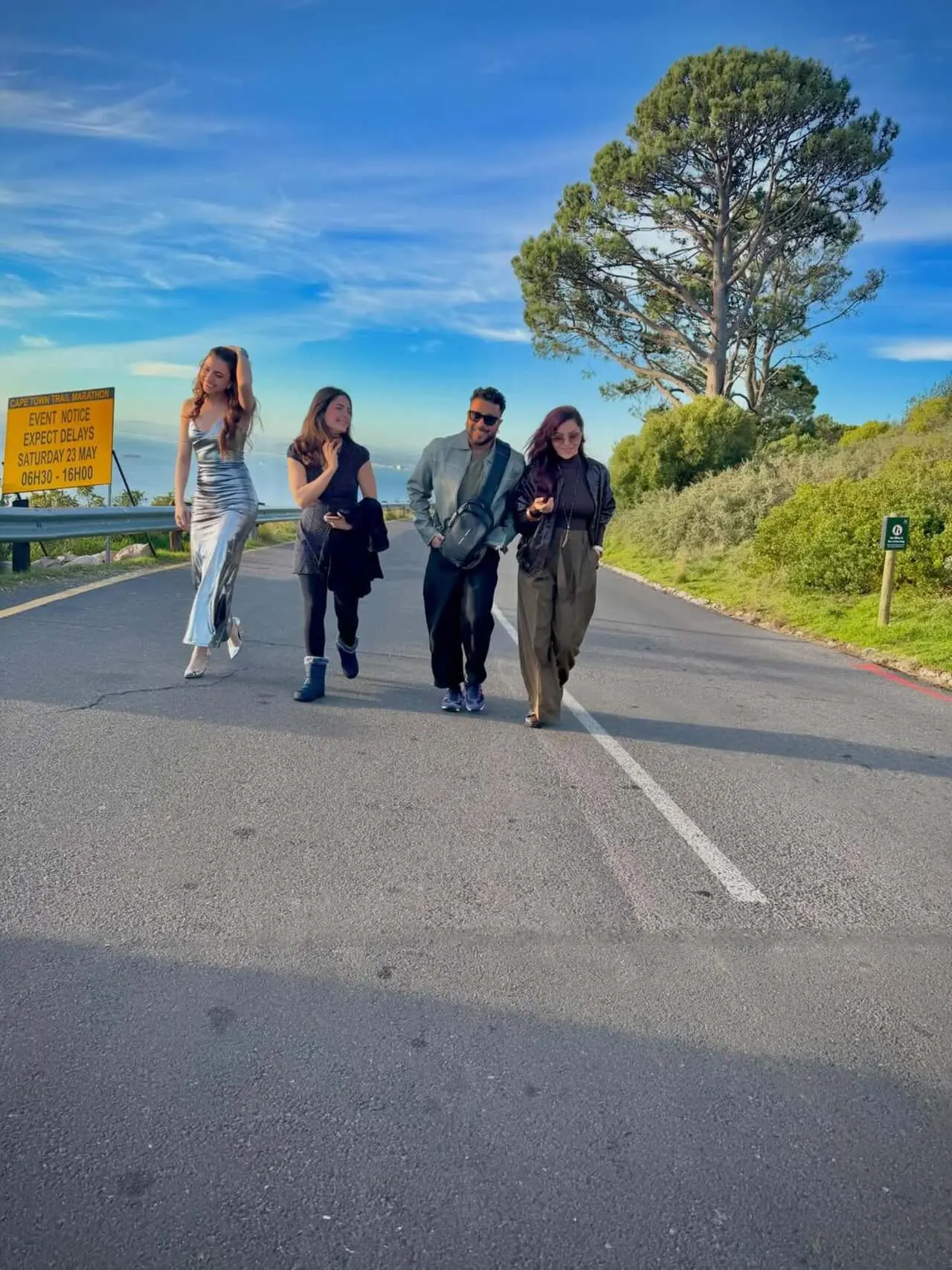 Rubina was seen engrossing in a fun conversation with designer Ken Ferns, Shagun Sharma and Farrhana as they explore South Africa. Rubina was seen engrossing in a fun conversation with designer Ken Ferns, Shagun Sharma and Farrhana as they explore South Africa.