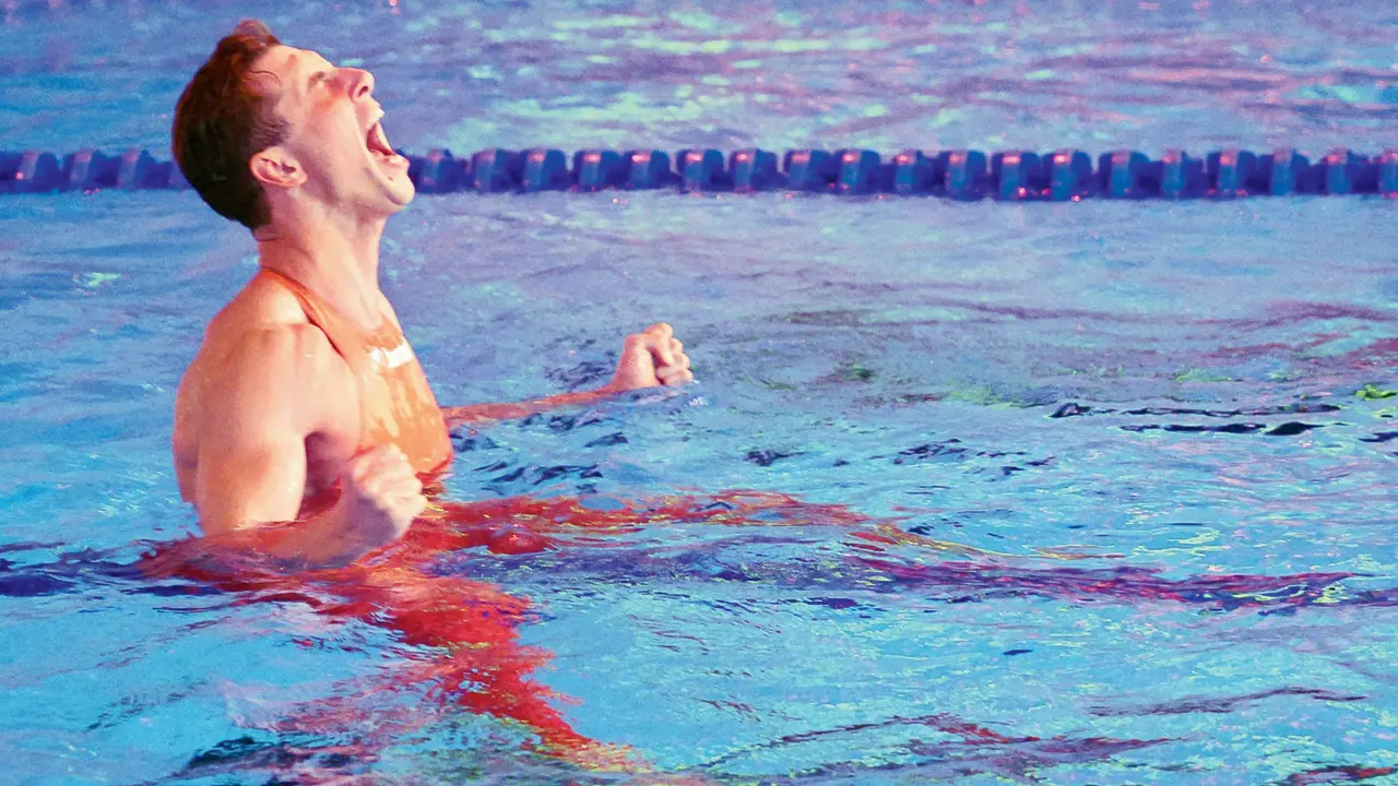 Greek swimmer Kristian Gkolomeev wins USD 1 million after breaking world record at Enhanced Games Greek swimmer Kristian Gkolomeev after the win. PIC/AFP