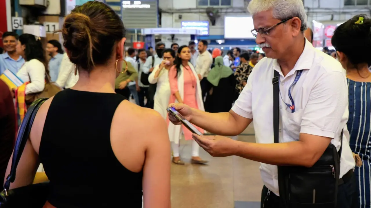 The officials said that in April intensive ticket-checking drives were conducted at Mumbai local train stations, Mail and Express trains. Pic/WR