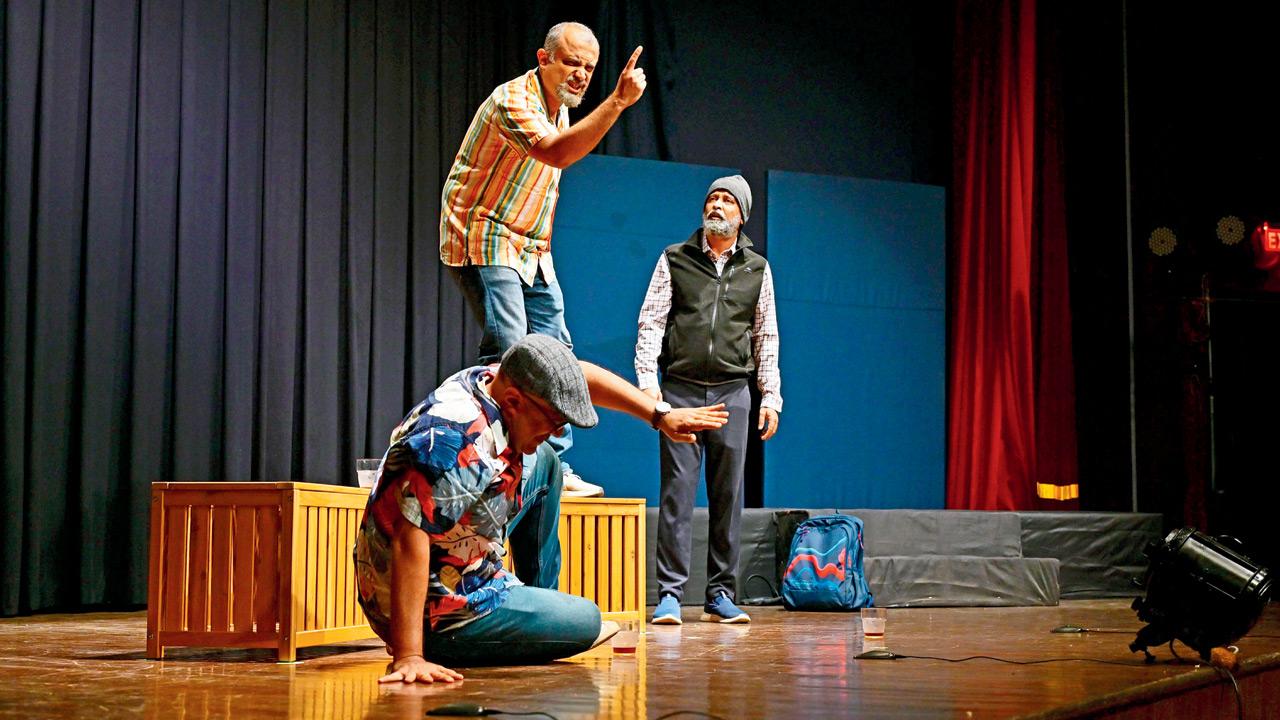 Corporate professionals swap deadlines for drama in Mumbai stage comeback A moment from the performance