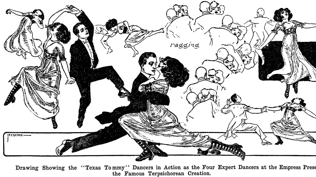 World Lindy Hop Day 2026: Inside Mumbai's thriving dance community that celebrates the dance form An illustration of Texas Tommy dancers in The Salt Lake Tribune (1912). Pics courtesy/Wikimedia Commons