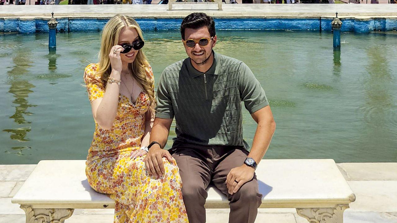 From sharing smiles to holding each other's hands, Tiffany and Michael made the most of their visit, capturing cherished memories at one of the Seven Wonders of the World