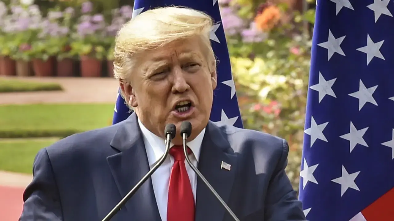 Donald Trump says he will skip son Donald Trump Jr’s wedding due to White House duties Donald Trump. Pic/AFP