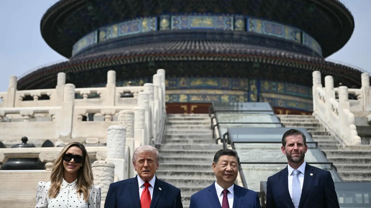 Trump was also accorded a ceremonial guard of honour from China's People's Liberation Army (PLA) Honour Guard Battalion. Trump was also accorded a ceremonial guard of honour from China's People's Liberation Army (PLA) Honour Guard Battalion.