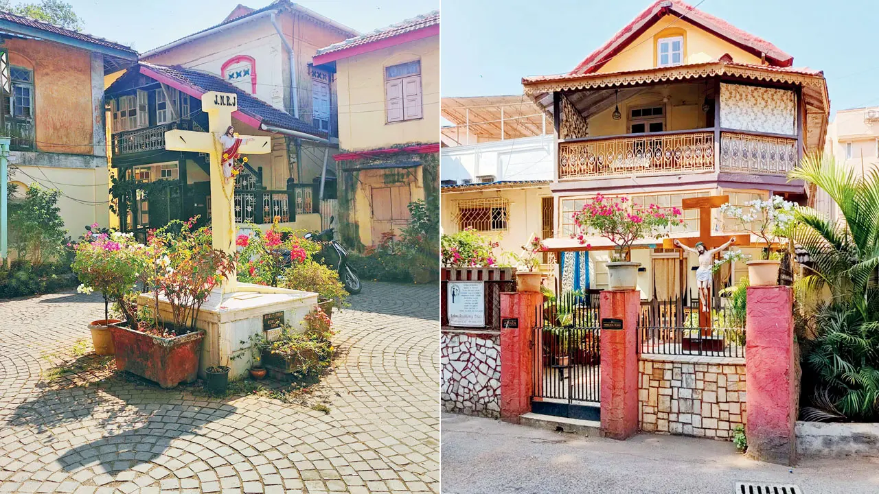 The heritage bungalows and town square of Ranwar Village. Pics/Junisha Dama