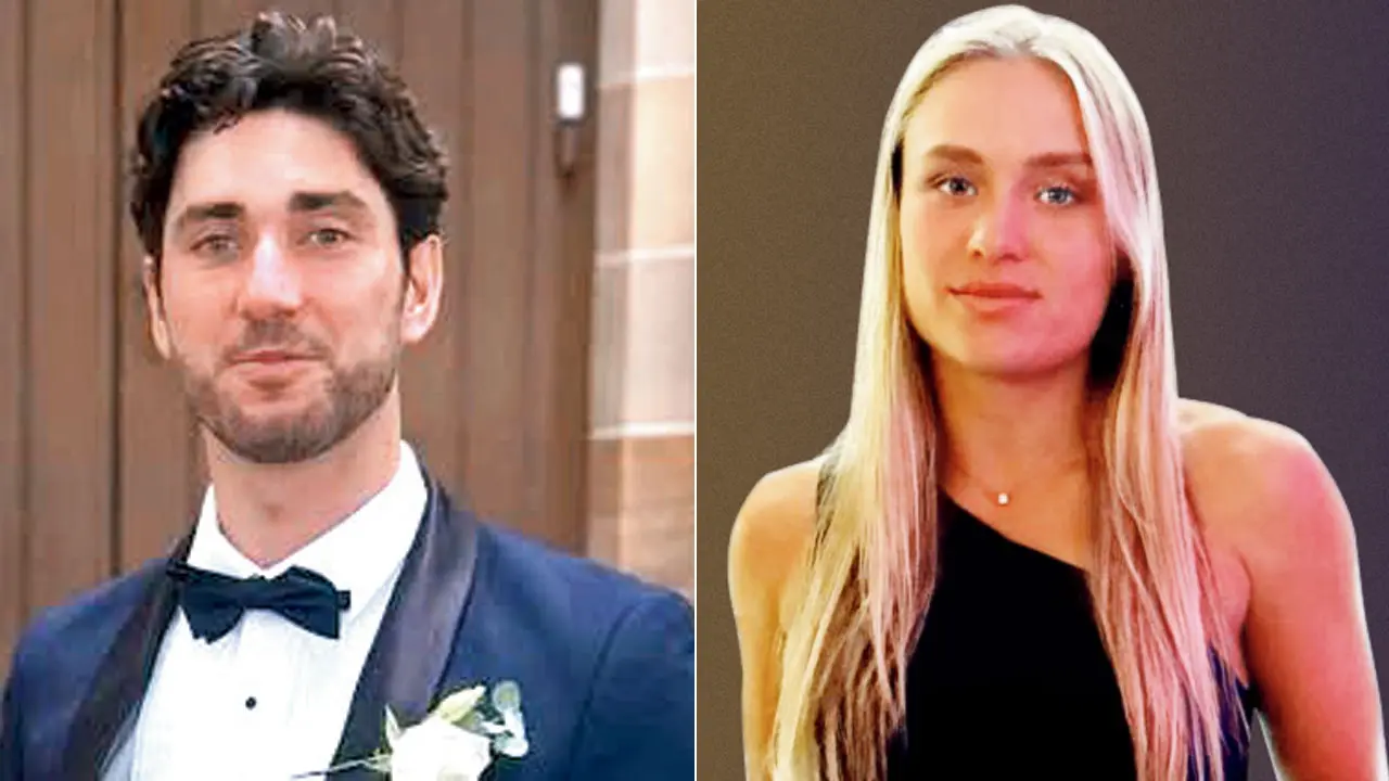 Yuliia just one win away from a marriage proposal! Pearse Dolan; (right) Yuliia Starodubtseva. Pic/Yuliia’s Instagram