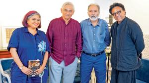 (From left) Archana Iyer, Sumantra Ghosal, Mujeeb Dadarkar, and Ram Madhvani