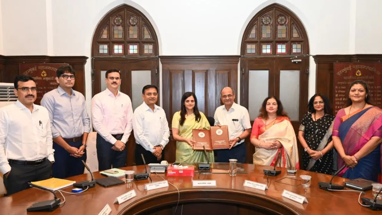 BMC signs MoU with IIM Mumbai to boost data-driven urban governance MoU signed between BMC and IIM Mumbai for urban innovation centre (Pic/Special arrangement)