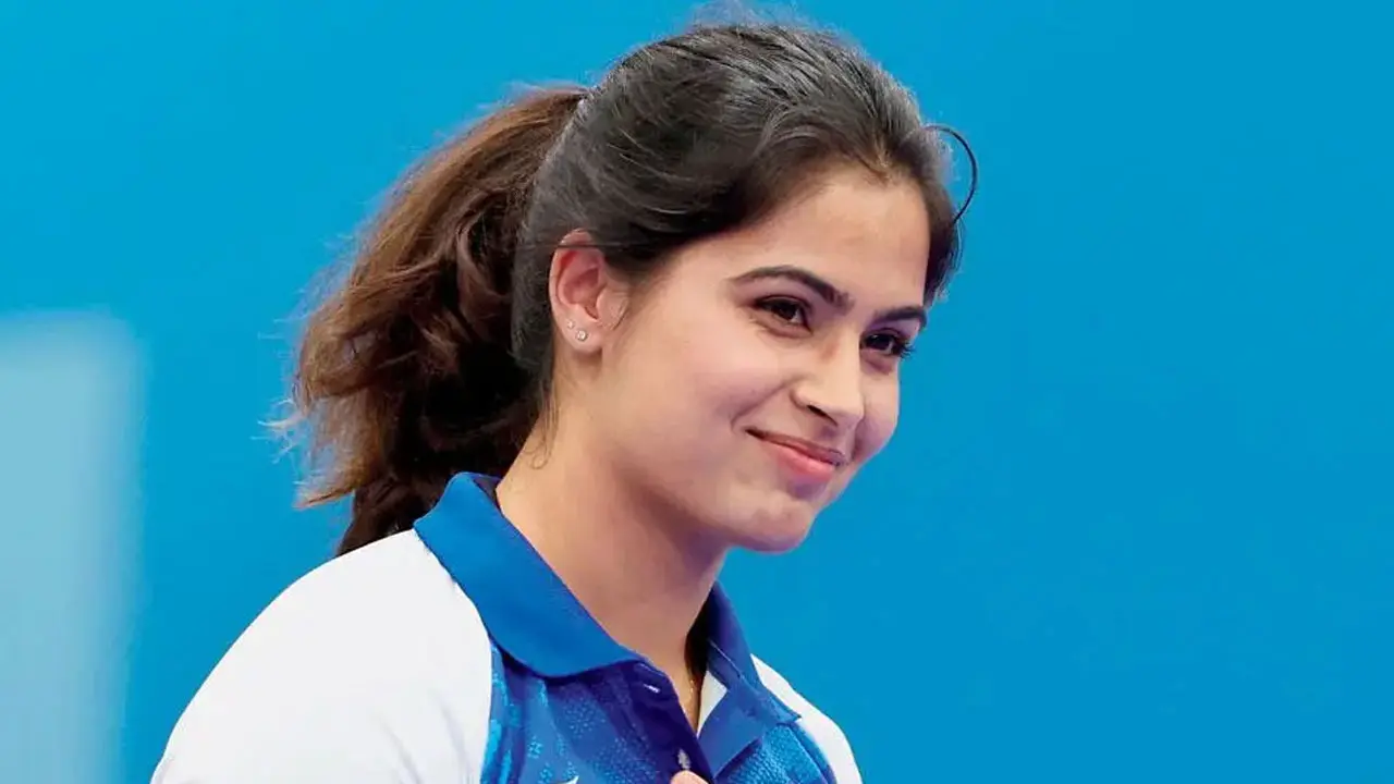 Manu Bhaker. Pic/AFP