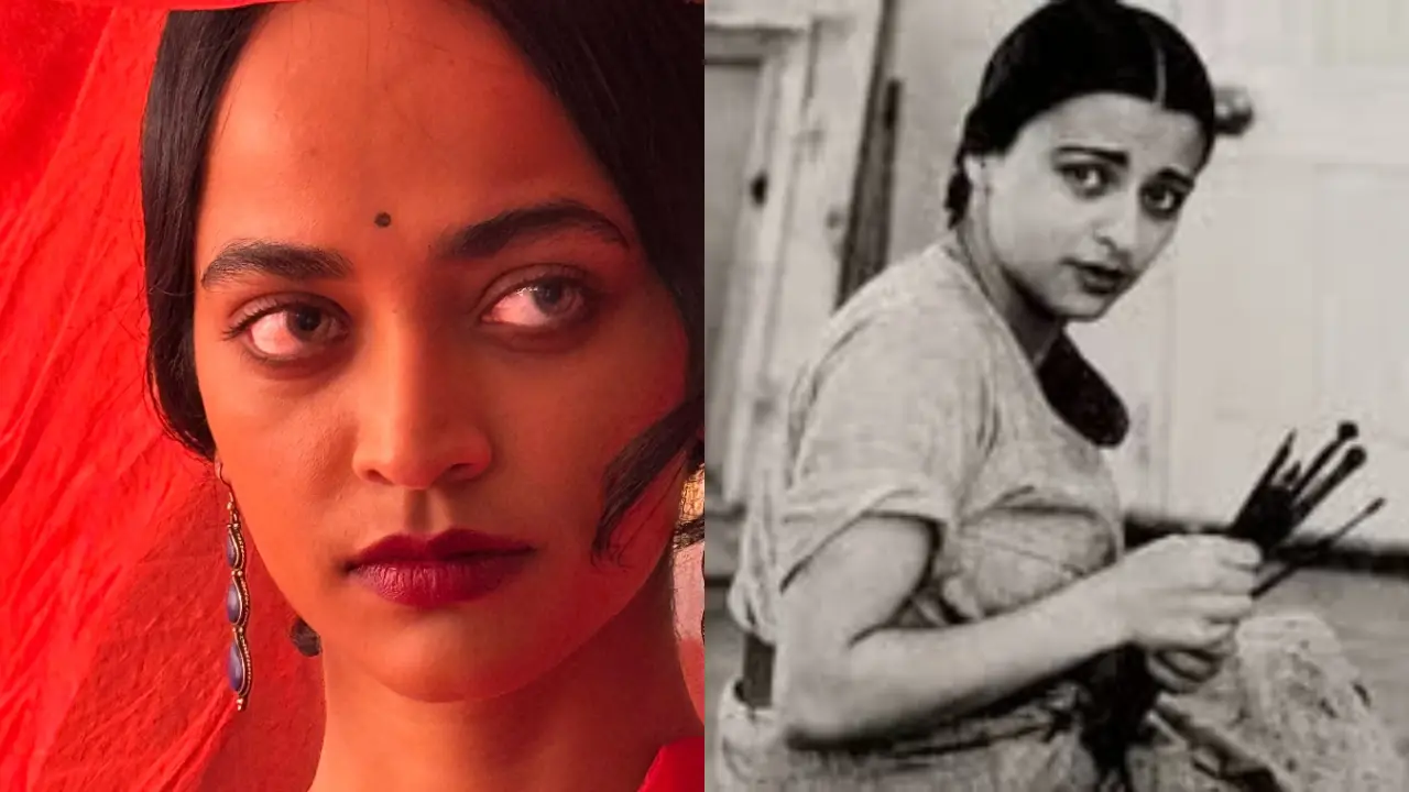 Bad Girl fame Anjali Sivaraman to play Amrita Sher-Gil in Mira Nair’s directorial; Priyanka Chopra to co-star L-Anjali Sivaraman (Pic/Instagram); R- Amrita Sher-Gil (Pic/Google Images)