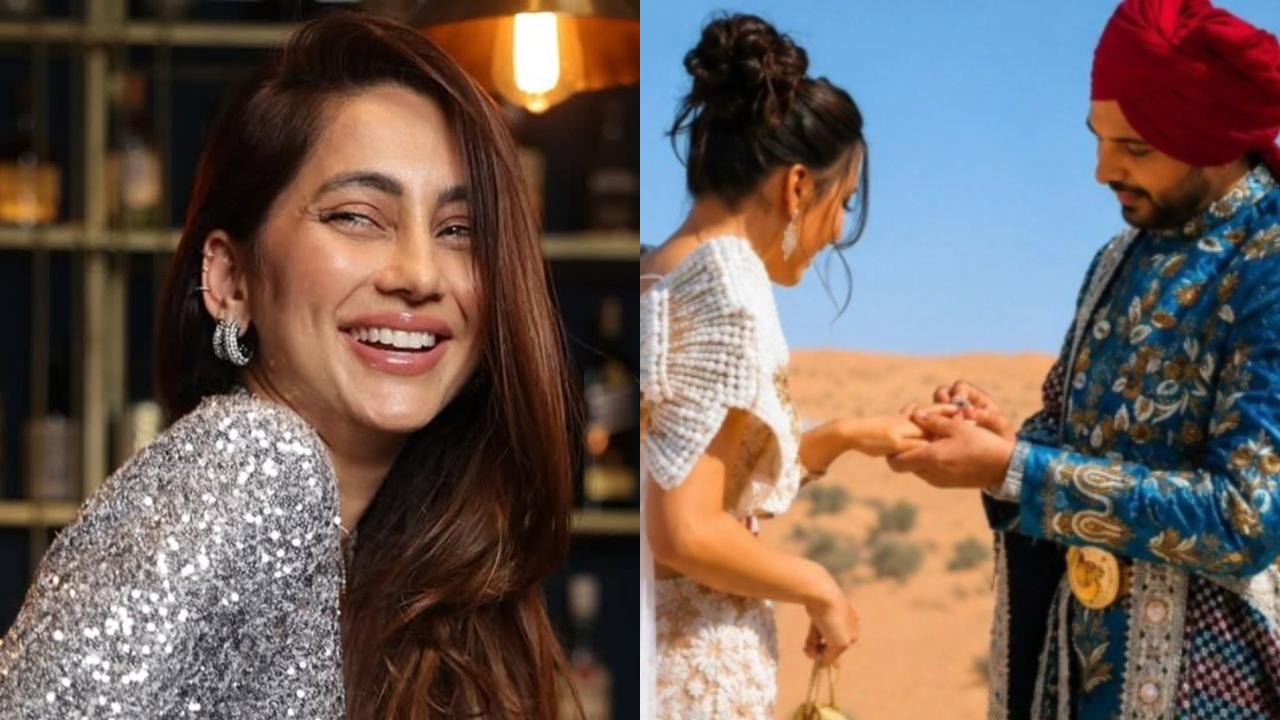 Anusha Dandekar; Karan Kundrra and Tejasswi Prakash. Pics via Instagram