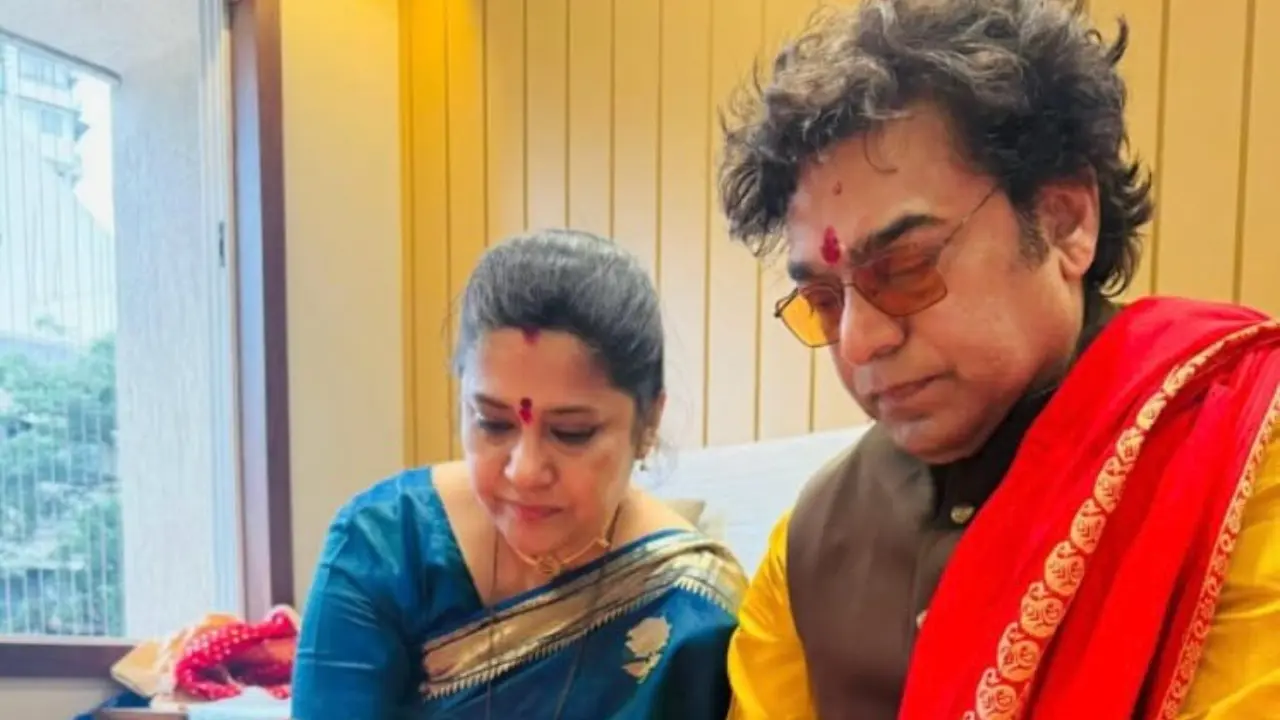 Renuka Shahane and Ashutosh Rana (Pic via Ashutosh Rana's Instagram)