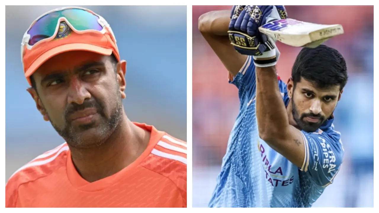 Ravichandran Ashwin and Washington Sundar (Pic: AFP)