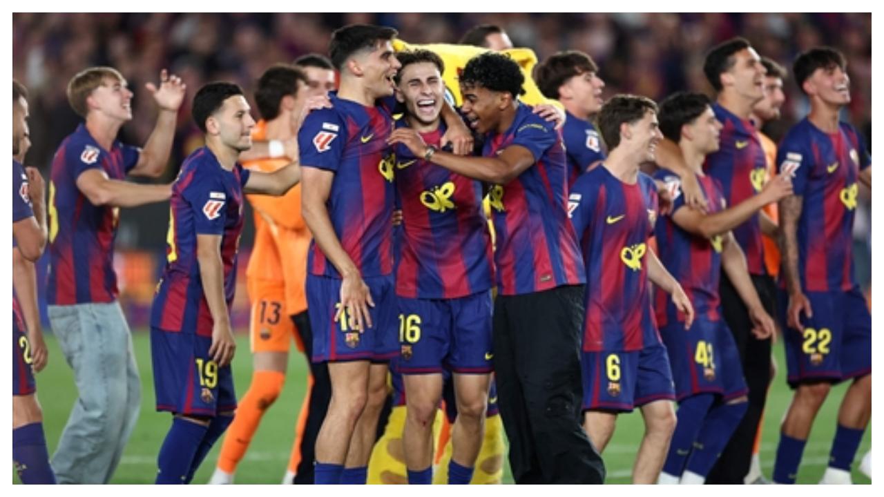 Barcelona were crowned the La Liga champions for the 2025-26 season after a 2-0 home win over Real Madrid. The win leaves Barcelona 14 points clear of Real Madrid at the top of the table.