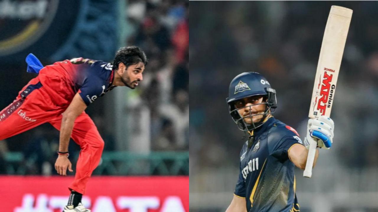 1. Bhuvneshwar Kumar vs Shubman Gill
The top rivalry to watch out for will be between GT's skipper, Shubman Gill and RCB's star pacer Bhuvneshwar Kumar. Earlier in the group stage match, Gill lost his wicket in Bhuvneshwar's over. The right-handed batsman's innings ended with a score of 43 runs. Later in Qualifier 1, Bhuvneshwar yet again tasted success in dismissing Gill on just two runs. It will be interesting to see if the pacer tastes success yet again in claiming Gill's wicket in the title clash (Pic: File Pic) 1. Bhuvneshwar Kumar vs Shubman Gill
The top rivalry to watch out for will be between GT's skipper, Shubman Gill and RCB's star pacer Bhuvneshwar Kumar. Earlier in the group stage match, Gill lost his wicket in Bhuvneshwar's over. The right-handed batsman's innings ended with a score of 43 runs. Later in Qualifier 1, Bhuvneshwar yet again tasted success in dismissing Gill on just two runs. It will be interesting to see if the pacer tastes success yet again in claiming Gill's wicket in the title clash (Pic: File Pic)
