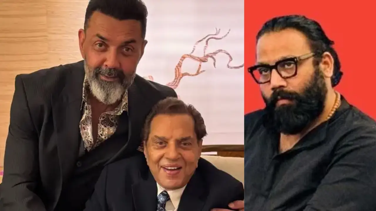 Bobby Deol reveals Dharmendra’s reaction to his villain role in Animal Bobby Deol, Dharmendra and Sandeep Reddy Vanga (Pics via Instagram)