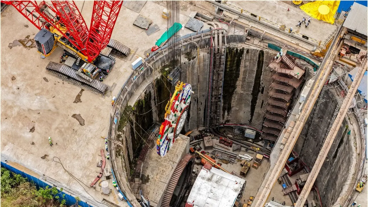 The major engineering milestone was achieved at Sawli near Ghansoli on Saturday as part of the underground tunnel construction for the high-speed rail corridor. Pics/X (@nhsrcl)