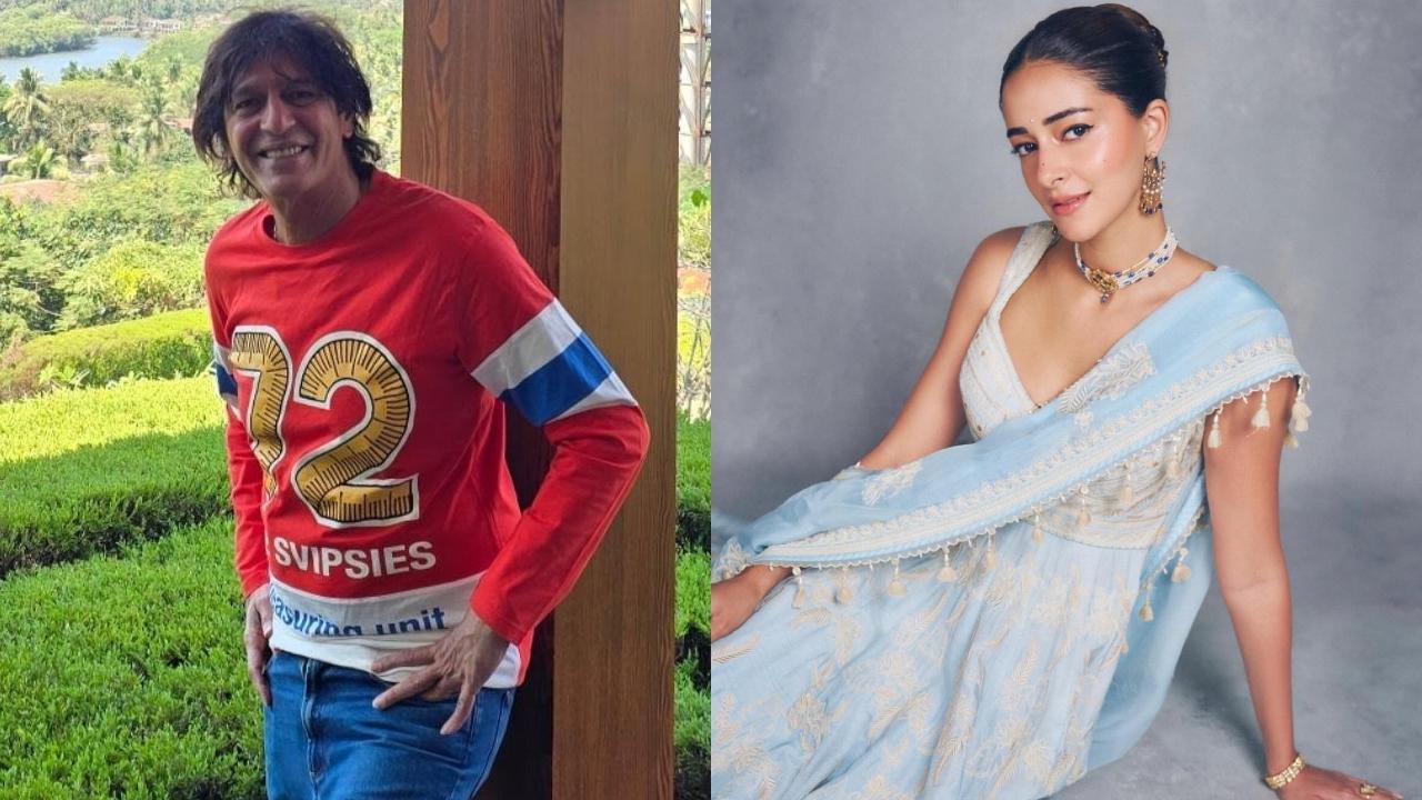 Chunky Panday defends Ananya Panday’s Bharatanatyam sequence in Chand Mera Dil: 'People completely misunderstood it' Chunky Panday and Ananya Panday (Pics/Instagram)