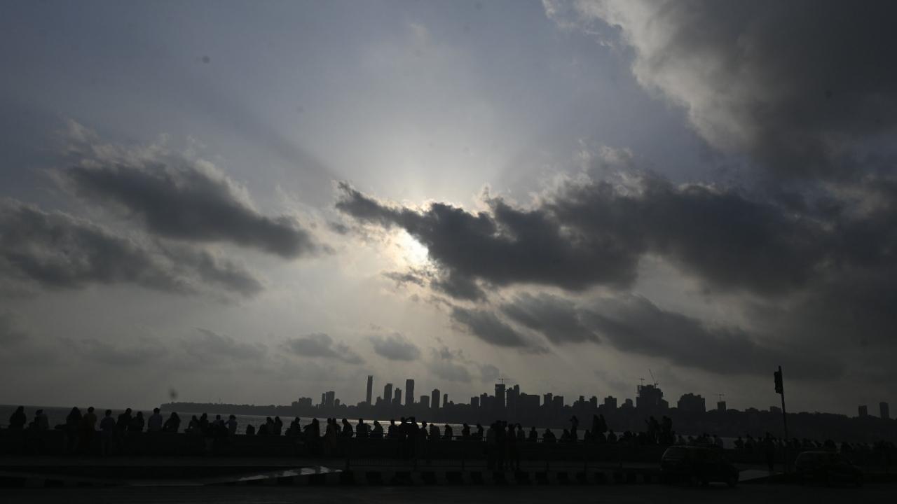 The scene reflected a shift in atmospheric conditions, although it did not change the weather pattern