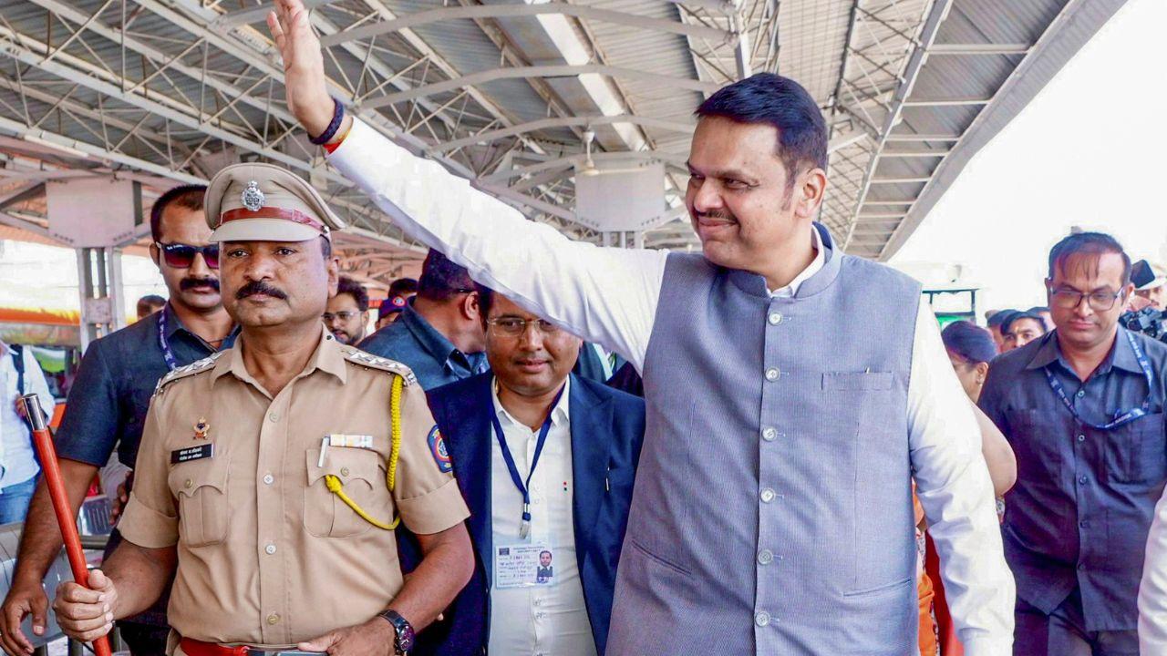 Fadnavis on Saturday travelled to Shirdi aboard the Vande Bharat Express Fadnavis on Saturday travelled to Shirdi aboard the Vande Bharat Express