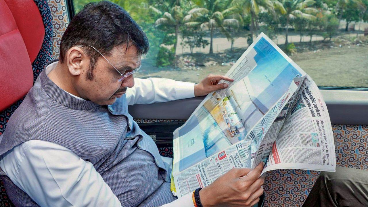 CM Fadnavis undertook the train journey from Mumbai to Shirdi, where he attended the inauguration of the Nibe Defence Production Complex in the presence of Union Defence Minister. CM Fadnavis undertook the train journey from Mumbai to Shirdi, where he attended the inauguration of the Nibe Defence Production Complex in the presence of Union Defence Minister.