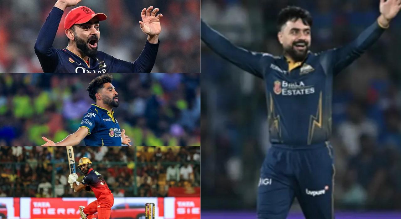 Virat Kohli, Mohammed Siraj, Devdutt Padikkal, Rashid Khan (Pic: File Pic) Virat Kohli, Mohammed Siraj, Devdutt Padikkal, Rashid Khan (Pic: File Pic)