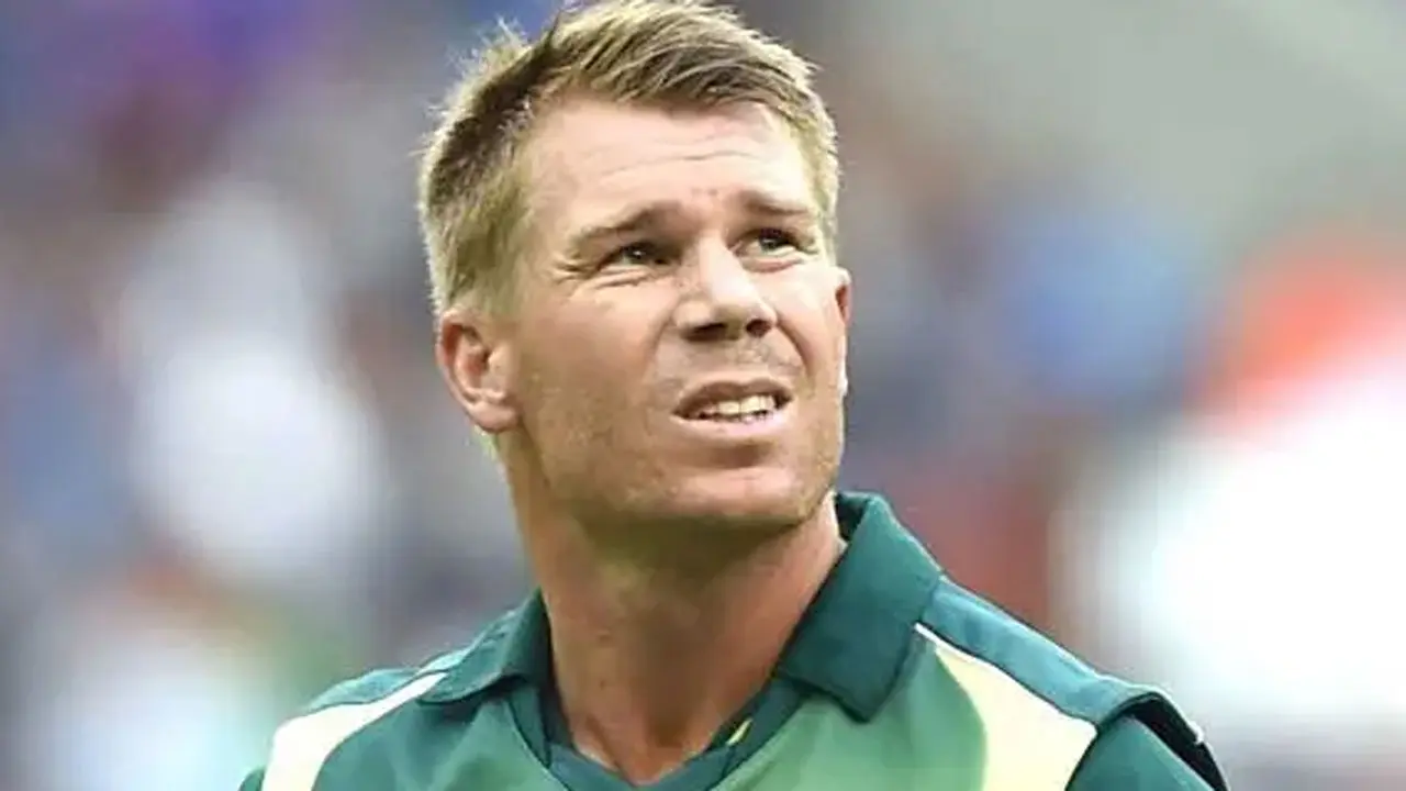 David Warner. Pic/AFP