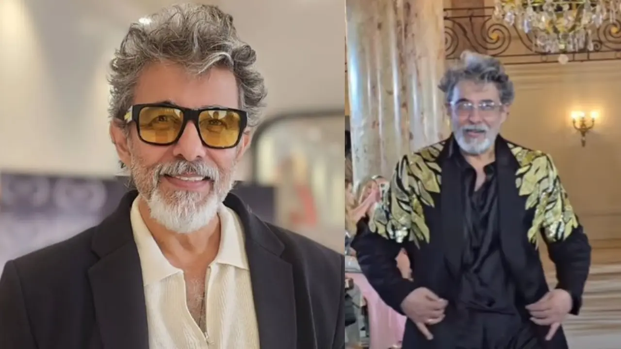 Cannes 2026: Deepak Tijori engages audience with dance moves on the ramp Deepak Tijori at Cannes (Pictures via Instagram)